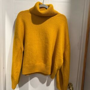 H&M Vibrant Yellow Turtleneck Sweater
